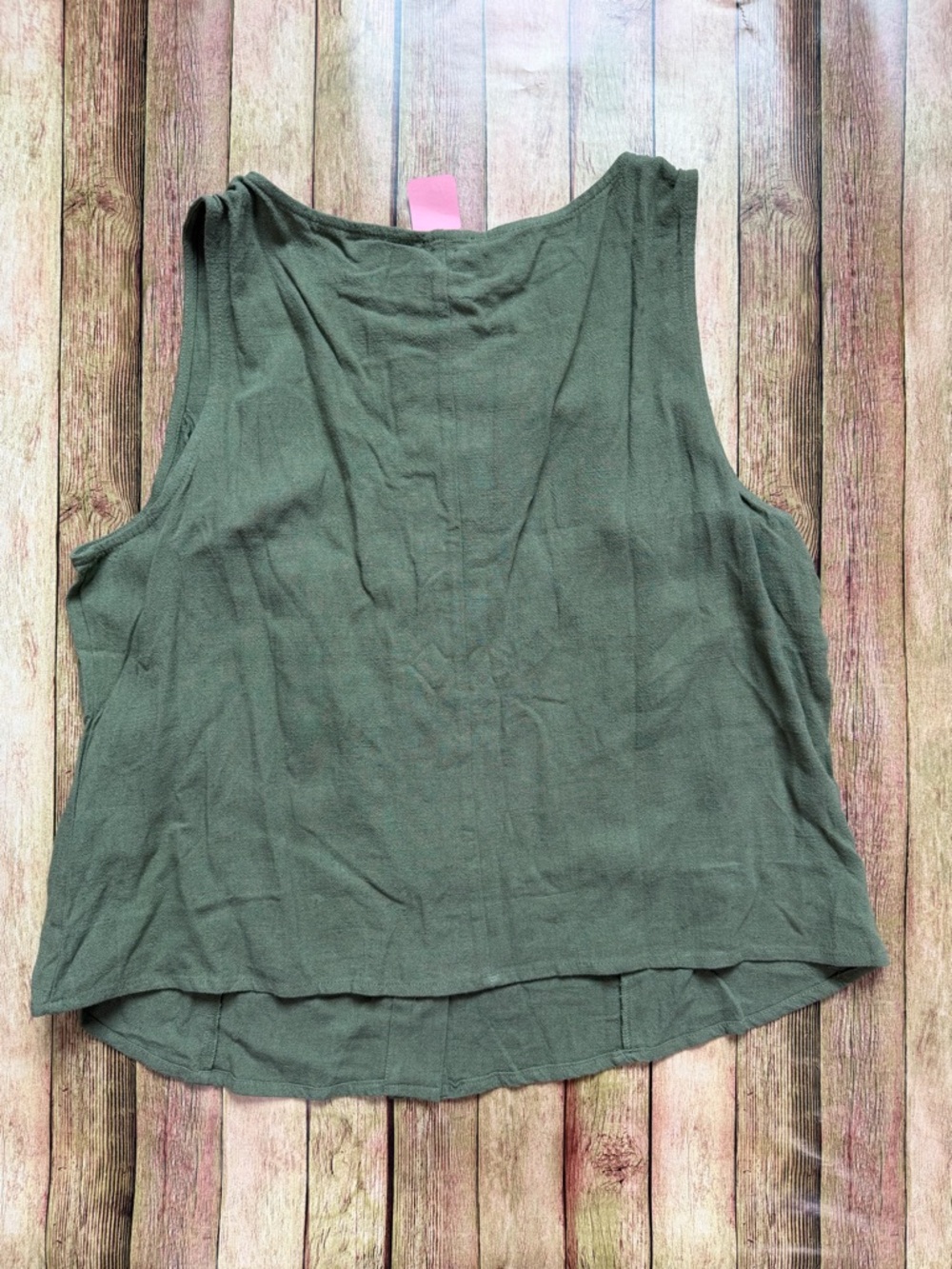 ASOS Linen Button Up Tank - Picture 2 of 2